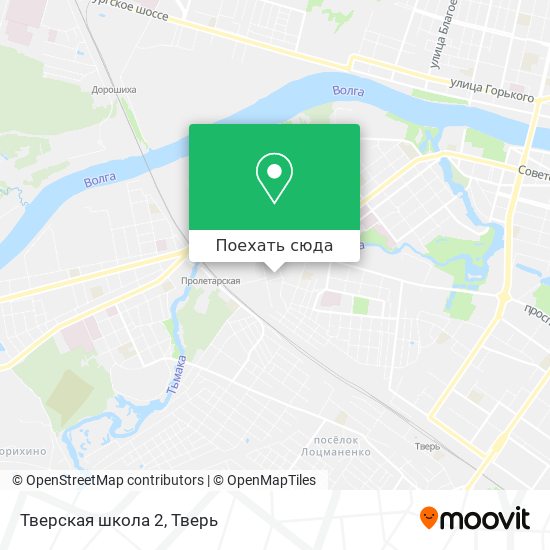 Карта Тверская школа 2