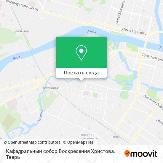Карта Кафедральный собор Воскресения Христова