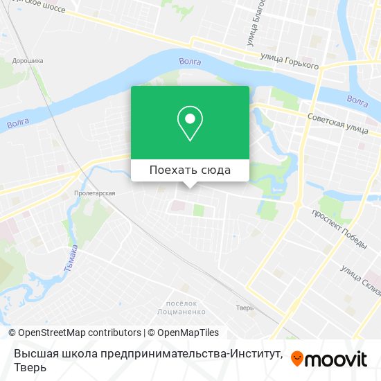 Карта Высшая школа предпринимательства-Институт