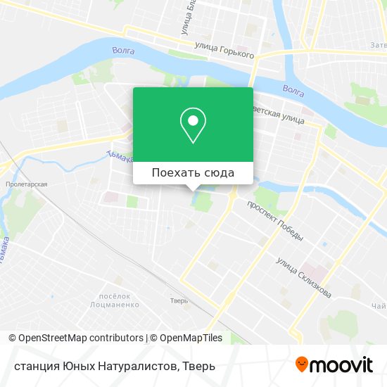 Карта станция Юных Натуралистов