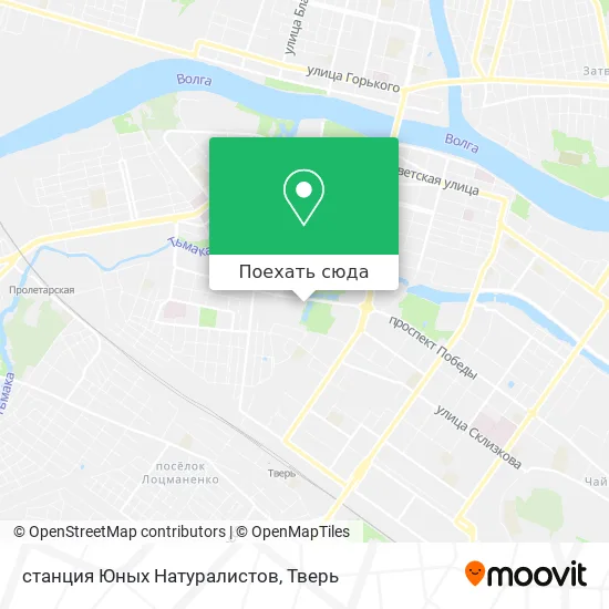 Карта станция Юных Натуралистов