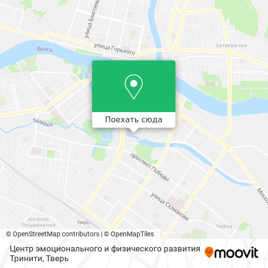 Карта Центр эмоционального и физического развития Тринити