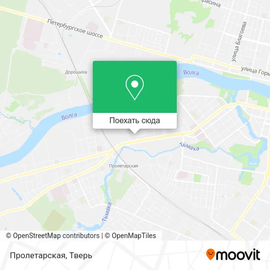 Карта Пролетарская