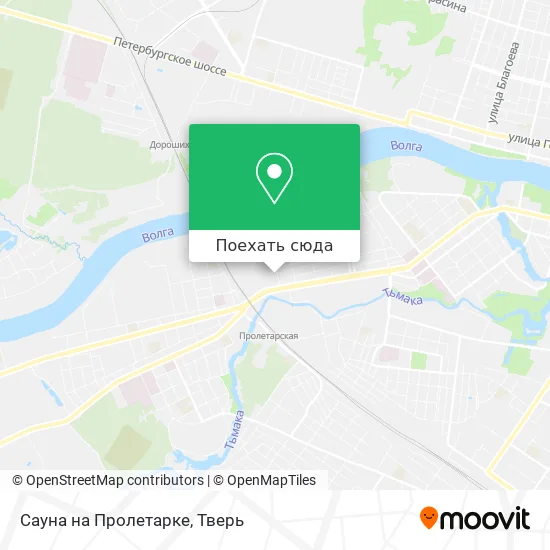 Карта Сауна на Пролетарке