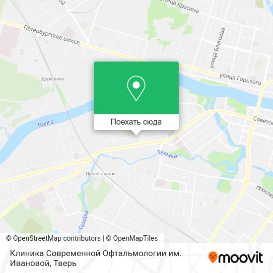 Карта Клиника Современной Офтальмологии им. Ивановой