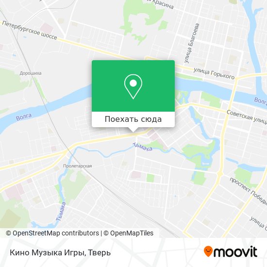 Карта Кино Музыка Игры