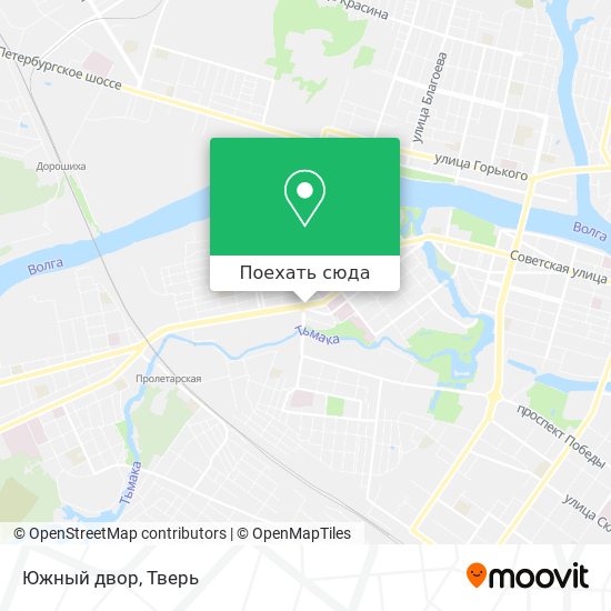 Карта Южный двор