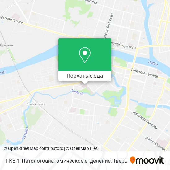 Карта ГКБ 1-Патологоанатомическое отделение