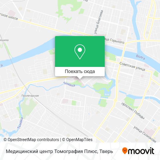 Карта Медицинский центр Томография Плюс
