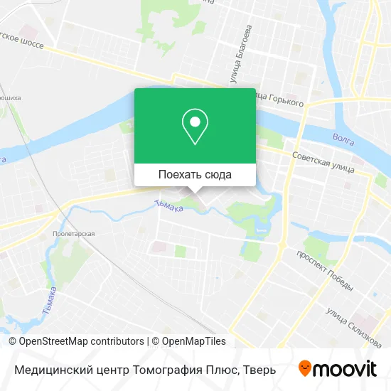 Карта Медицинский центр Томография Плюс