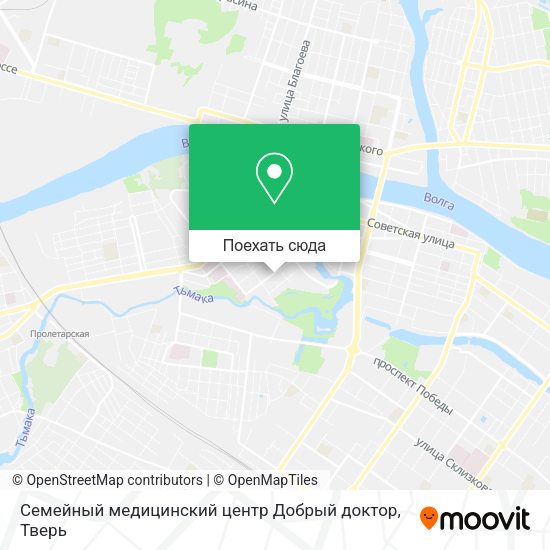 Карта Семейный медицинский центр Добрый доктор