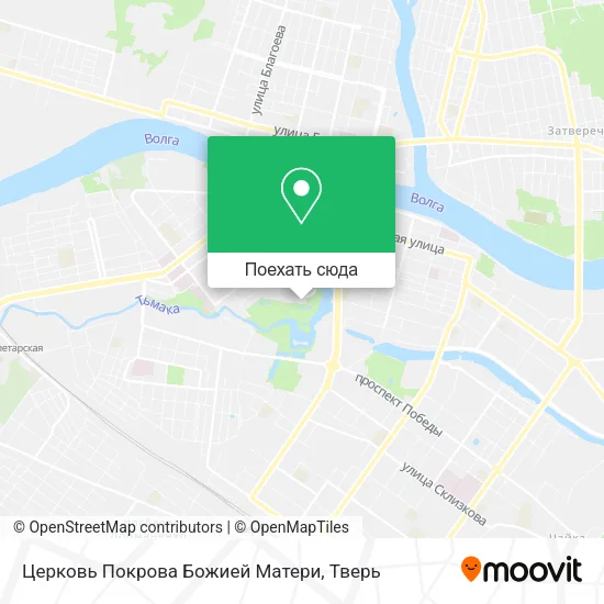 Карта Церковь Покрова Божией Матери