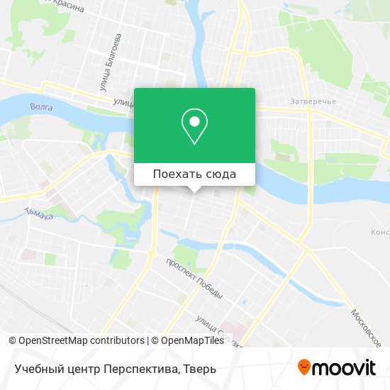Карта Учебный центр Перспектива