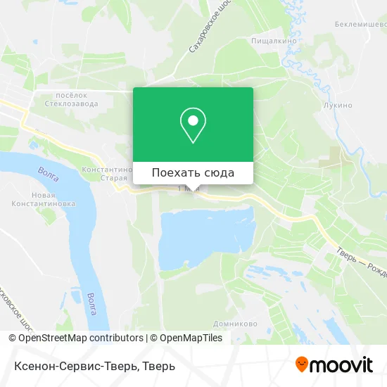 Карта Ксенон-Сервис-Тверь
