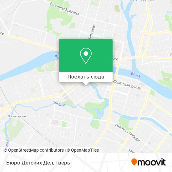 Карта Бюро Детских Дел