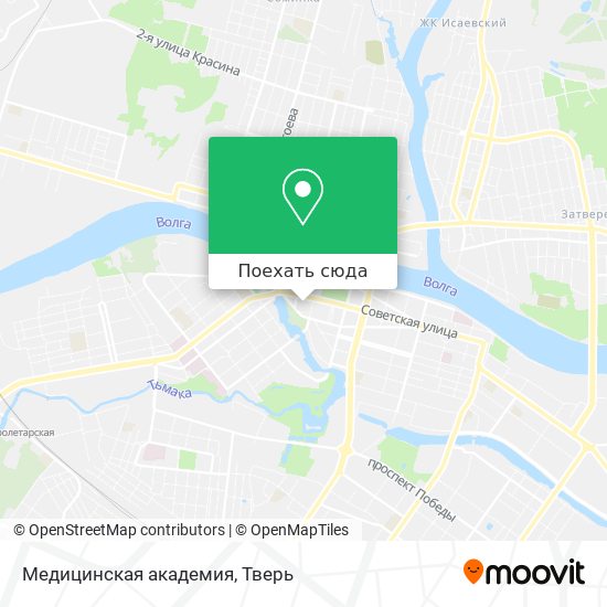 Карта Медицинская академия