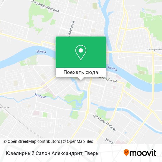 Карта Ювелирный Салон Александрит