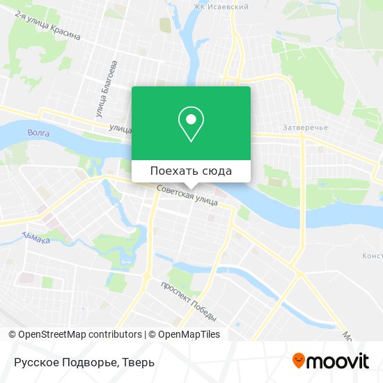 Карта Русское Подворье
