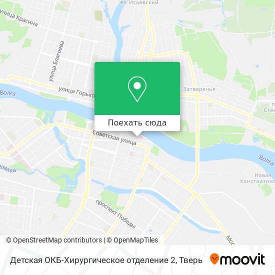 Карта Детская ОКБ-Хирургическое отделение 2
