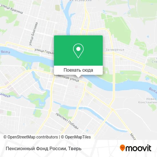 Карта Пенсионный Фонд России