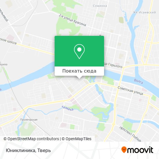 Карта Юниклиника