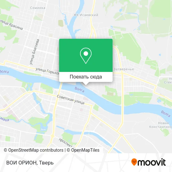 Карта ВОИ ОРИОН