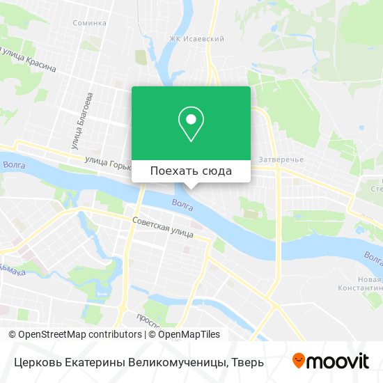 Карта Церковь Екатерины Великомученицы