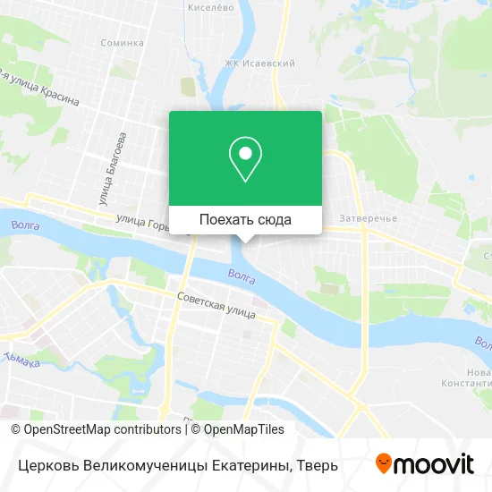 Карта Церковь Великомученицы Екатерины