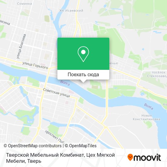 Карта Тверской Мебельный Комбинат, Цех Мягкой Мебели