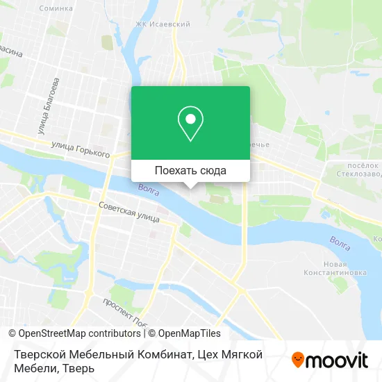 Карта Тверской Мебельный Комбинат, Цех Мягкой Мебели