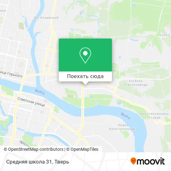 Карта Средняя школа 31