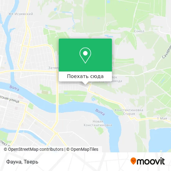 Карта Фауна