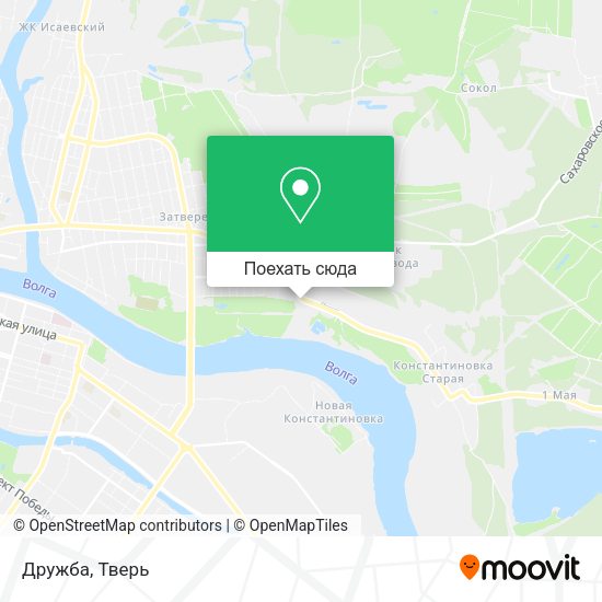Карта Дружба