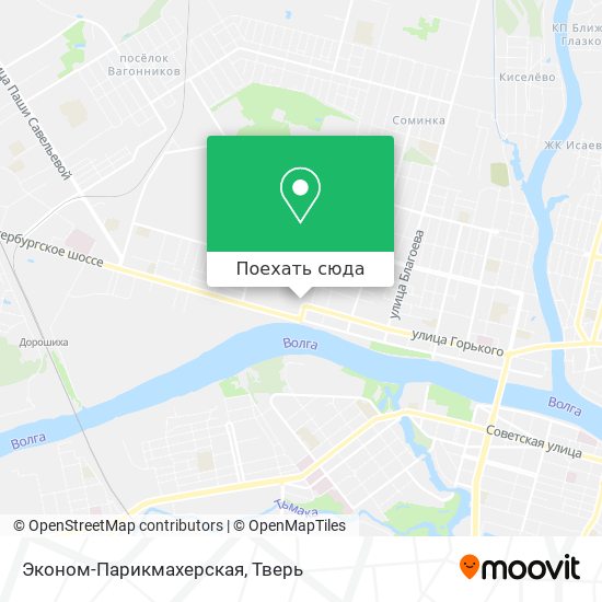 Карта Эконом-Парикмахерская