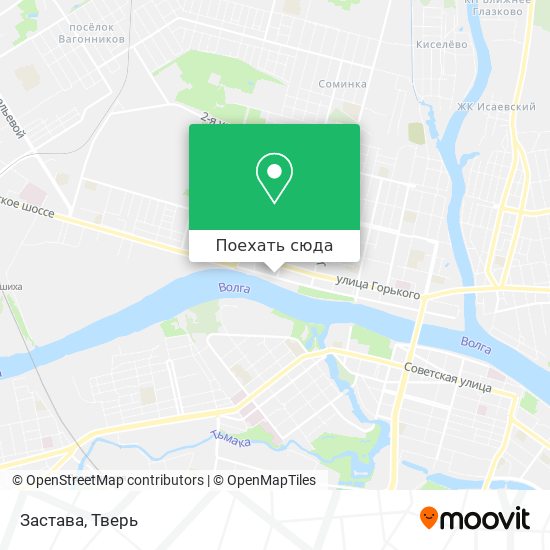 Карта Застава