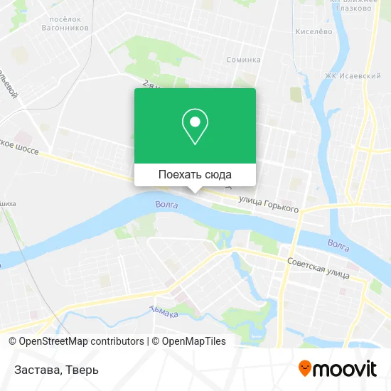 Карта Застава
