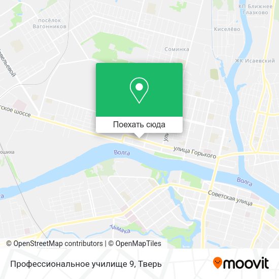 Карта Профессиональное училище 9