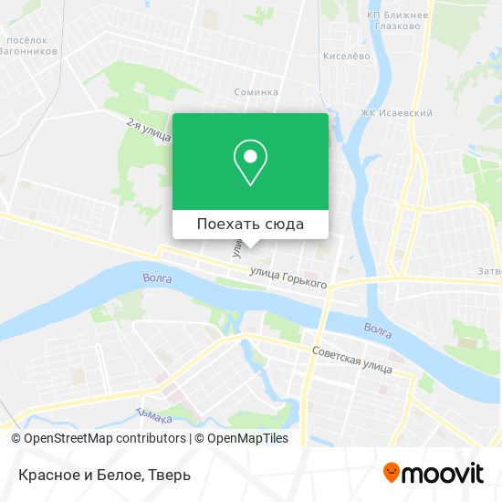 Карта Красное и Белое