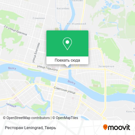 Карта Ресторан Leningrad