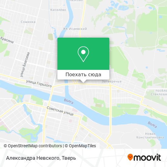Карта Александра Невского