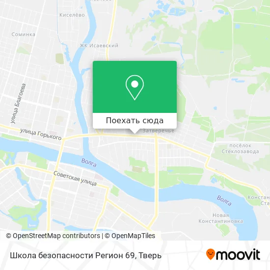 Карта Школа безопасности Регион 69