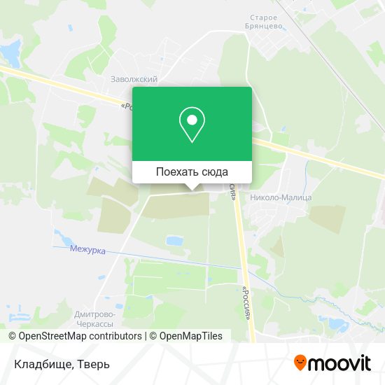 Карта Кладбище