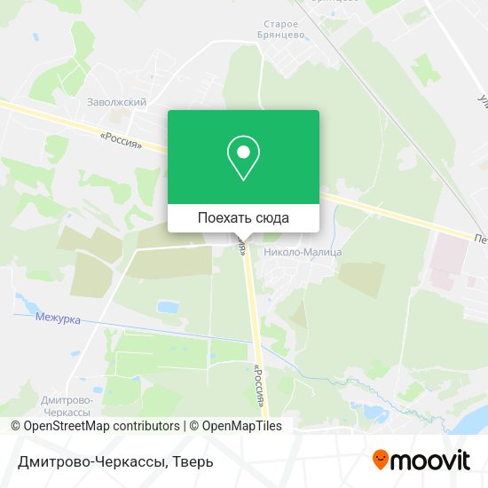 Карта Дмитрово-Черкассы