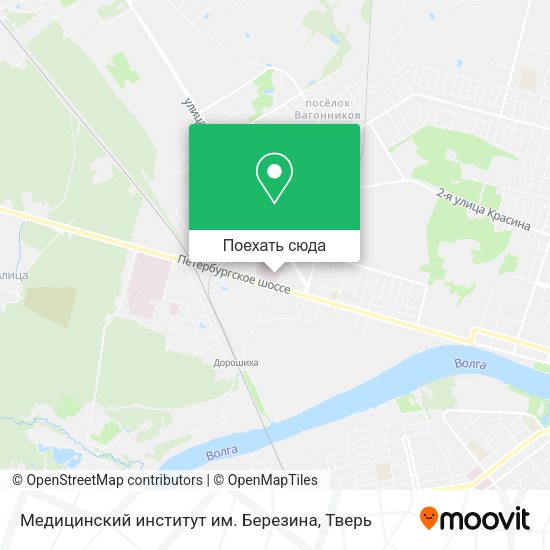 Карта Медицинский институт им. Березина
