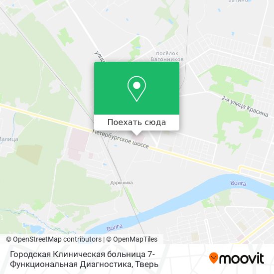 Карта Городская Клиническая больница 7-Функциональная Диагностика