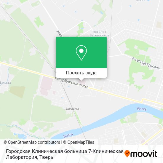 Карта Городская Клиническая больница 7-Клиническая Лаборатория