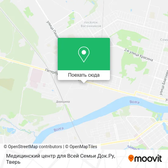 Карта Медицинский центр для Всей Семьи Док.Ру