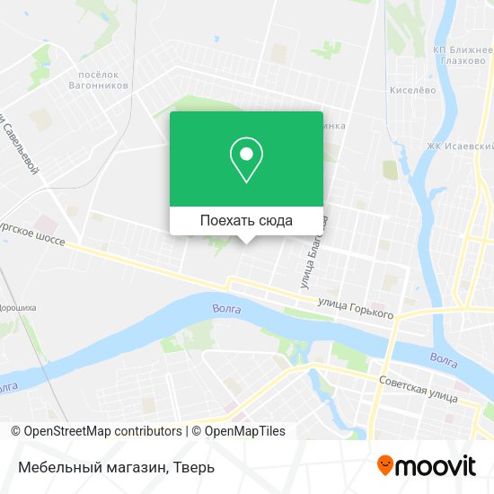 Карта Мебельный магазин