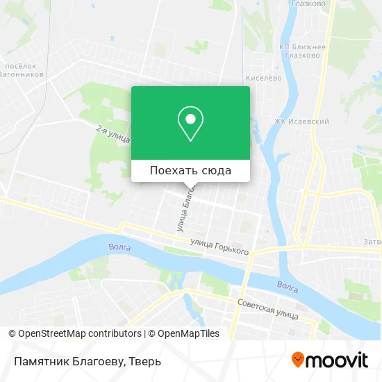 Карта Памятник Благоеву
