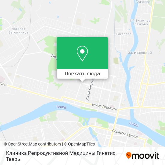 Карта Клиника Репродуктивной Медицины Гинетис